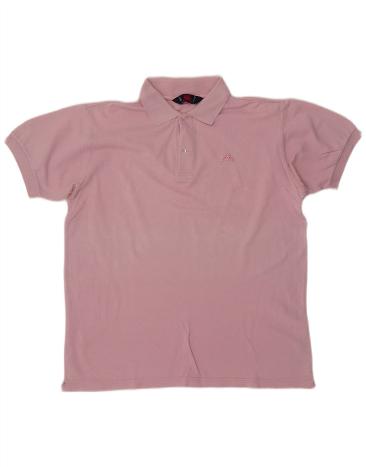 KAPPA Poloshirt til mænd Medium Pink Bomuld