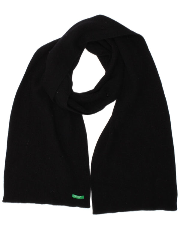 Under Colours of Benetton Womens rektangel tørklæde One Size Black Classic