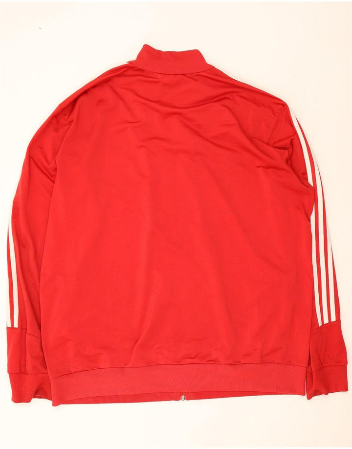 Adidas Træningsdragt til mænd Topjakke 2XL Rød Polyester