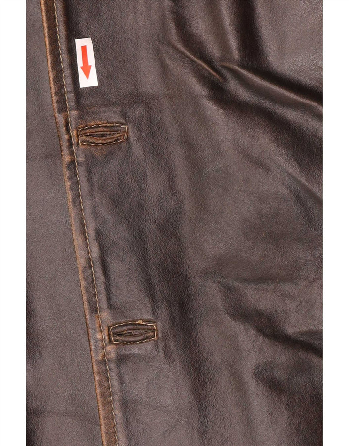 J.J.Scott Herre Læderjakke IT 48 Medium Brun