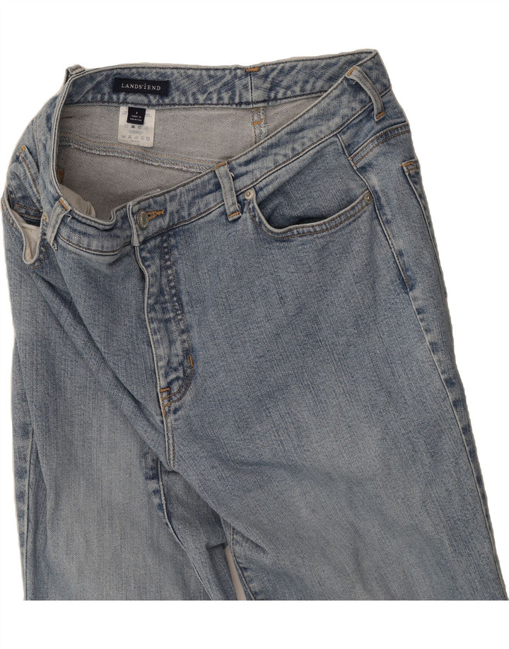 LANDS END Womens Bootcut Jeans US 8 Medium W30 L30 Blue Cotton Vintage Lands End and Second-Hand Lands End from Messina Hembry 