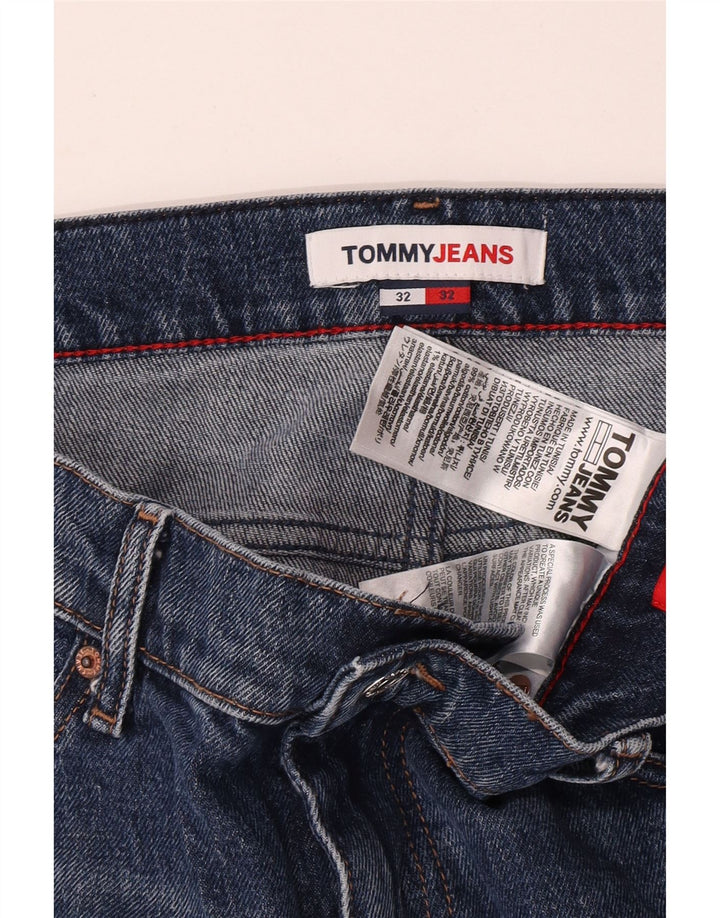 Tommy Hilfiger Herre Slim Jeans W32 L29 Blå Bomuld