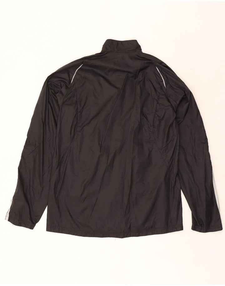 Adidas Regnjakke til mænd UK 38 Medium Sort Polyester