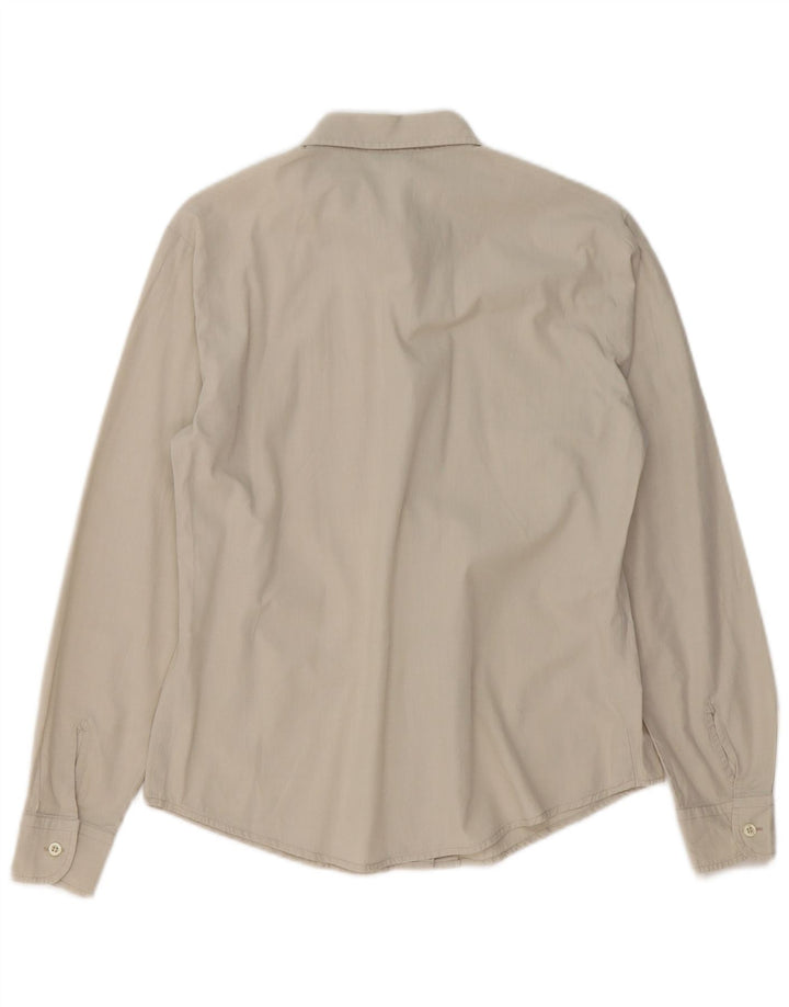 BENETTON Dameskjorte UK 14 Medium Grå