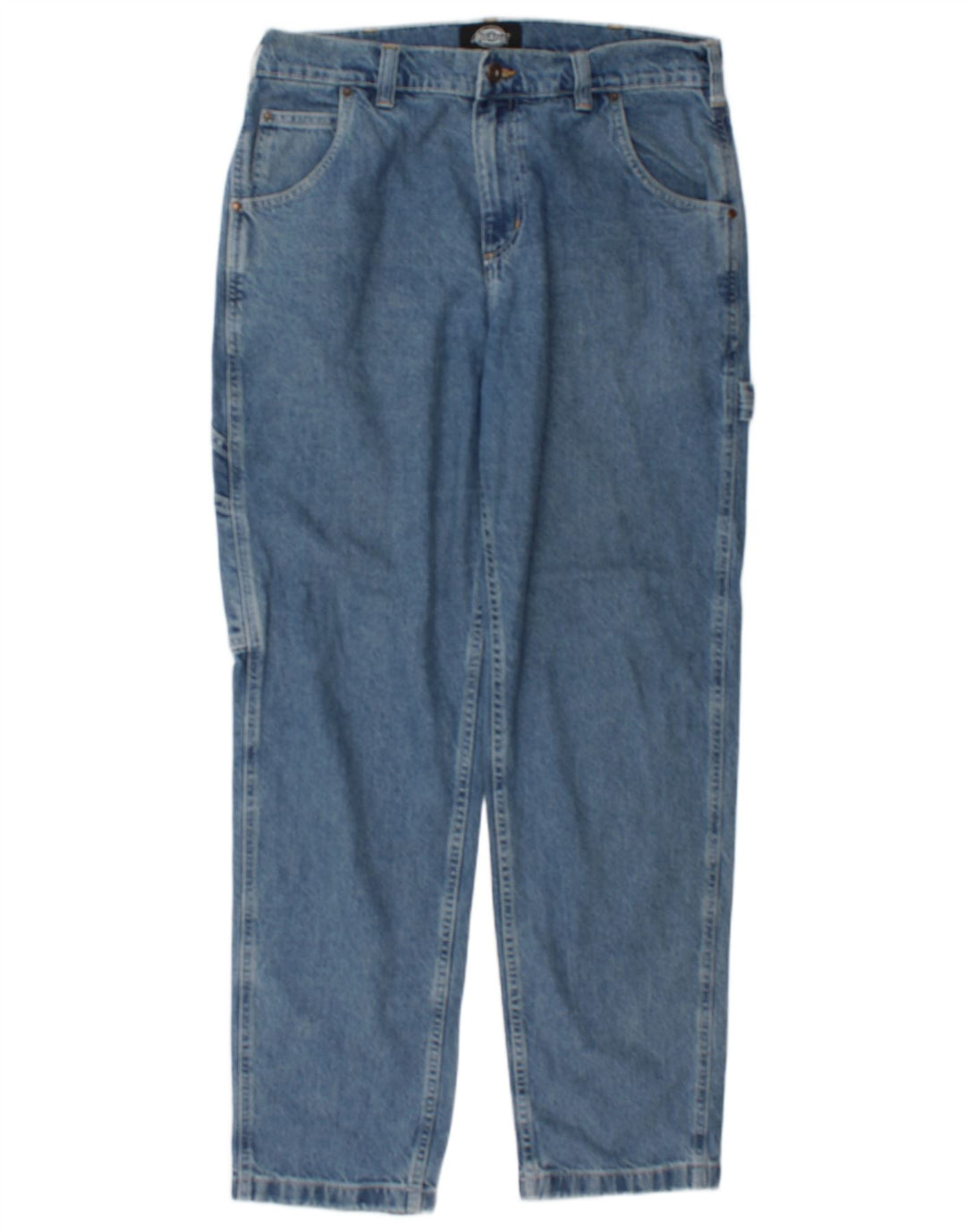 Dickies Herre Cargo Tapered Jeans W33 L32 Blå Bomuld