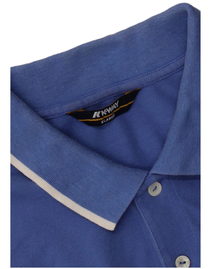 K-WAY Poloshirt til mænd XL Blå