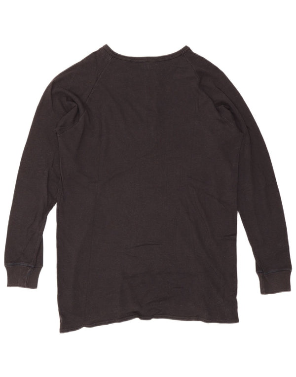 Armani Exchange Mens Graphic Top Long Sleeve Large Grey Cotton