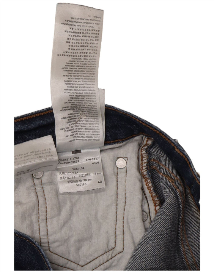 Levi's Herre 511 Tapered Slim Jeans W32 L32 Blå Bomuld