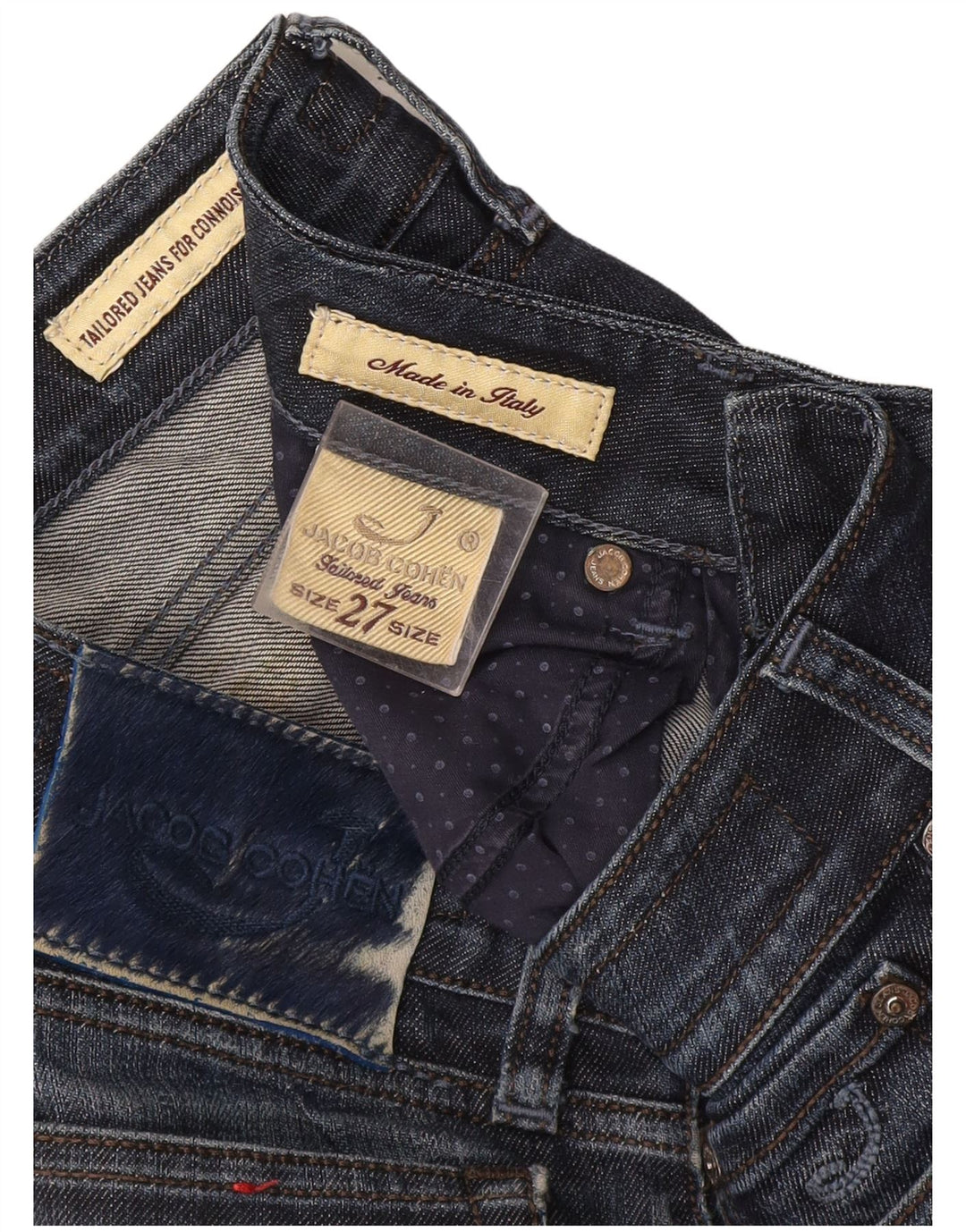 Jacob Cohen Dame Slim Jeans W27 L28 Blå Bomuld