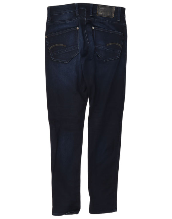 G-Star Dame Revend Super Slim Jeans W29 L32 Marineblå Bomuld