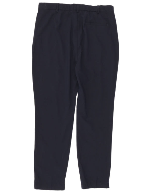 Marks & Spencer Dame Slim Suit Bukser UK 14 Large W32 L27 Navy Blue