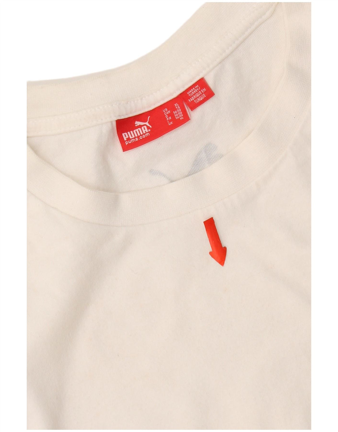 Puma Herre Grafisk Vest Top XL Hvid Bomuld