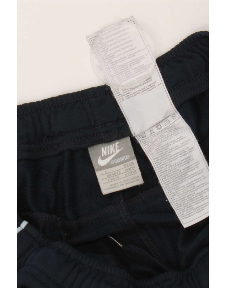 Nike Træningsdragt bukser til mænd Joggers Large Navy Blue Polyester