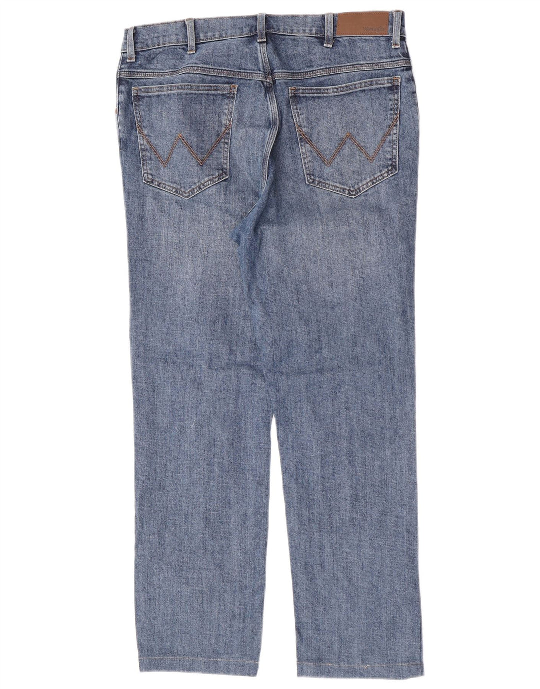 Wrangler Straight Jeans til mænd W36 L29 blå bomuld