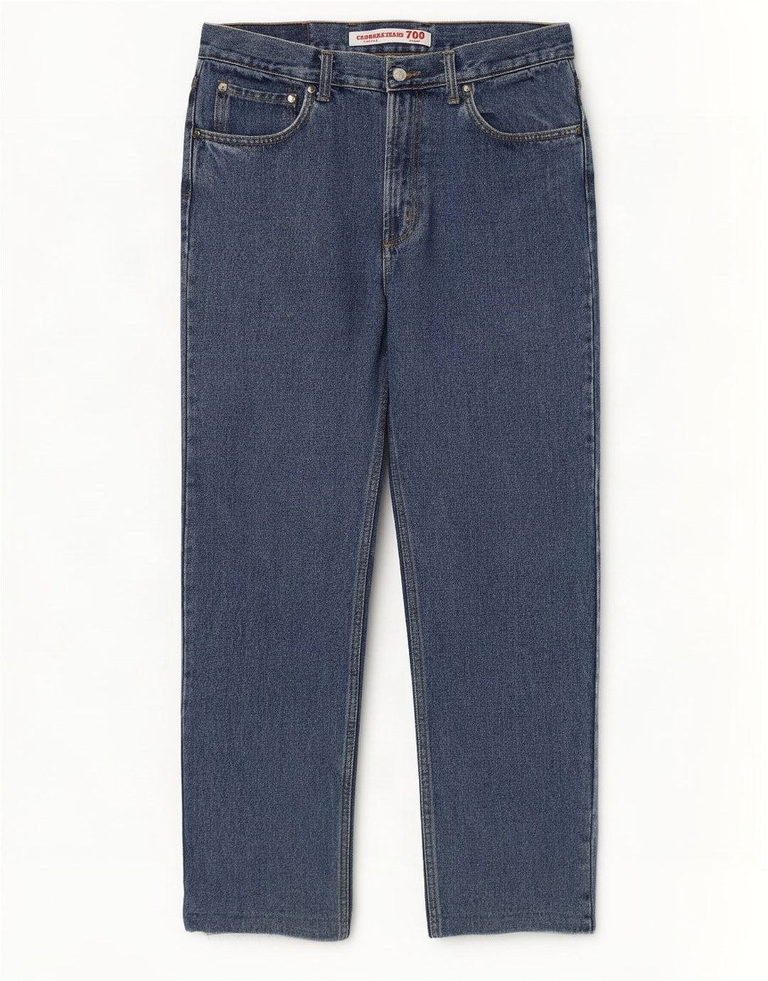Carrera Dame 700 Straight Jeans W38 L30 Blå Bomuld