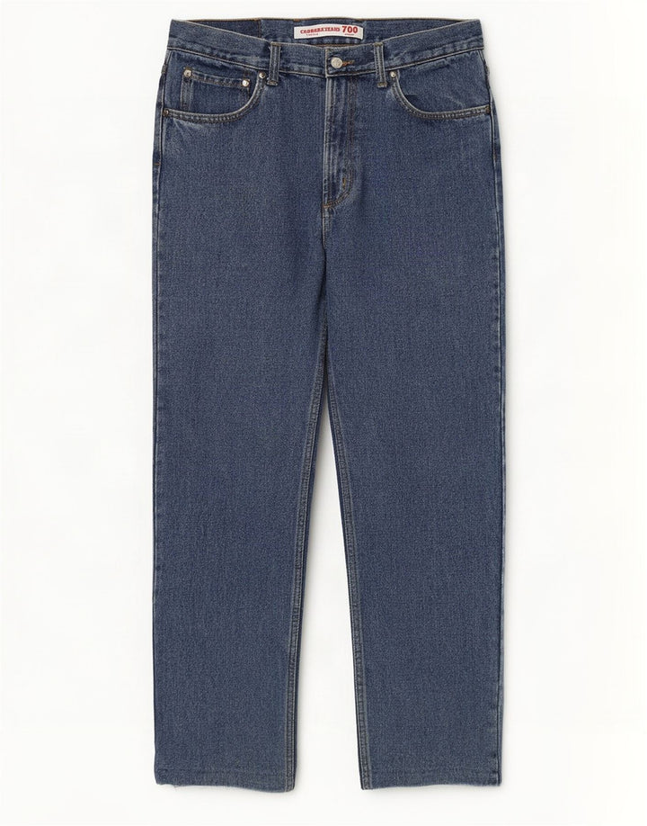 Carrera Dame 700 Straight Jeans W38 L30 Blå Bomuld