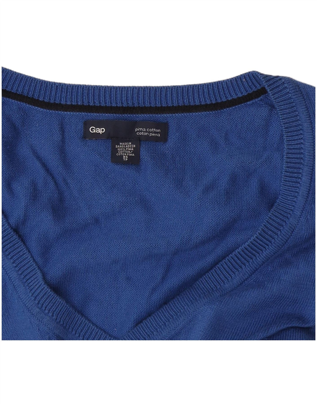 Gap Herre V-hals sweater XS Blå Bomuld