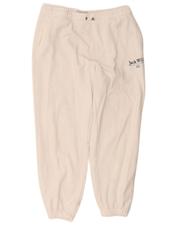 Jack Wills Dame træningsdragt Bukser Joggers UK 16 Large White Bomuld