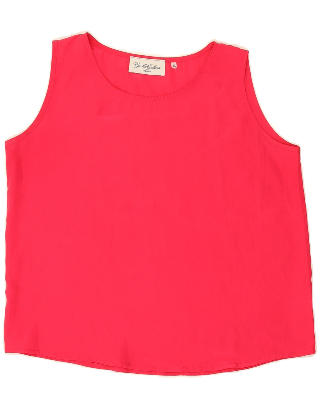 GIULIA GALANTI Womens Sleeveless Blouse Top UK 18 XL Pink Polyester Vintage Giulia Galanti and Second-Hand Giulia Galanti from Messina Hembry 