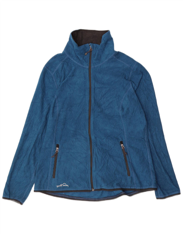 EDDIE BAUER Fleecejakke til kvinder UK 18 XL Blå Polyester