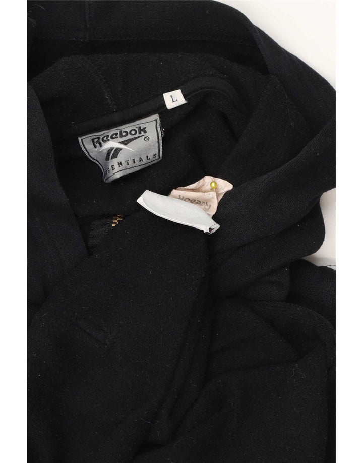 Reebok Herre Hættejakke Fleece DK 40 Stor Sort Polyester