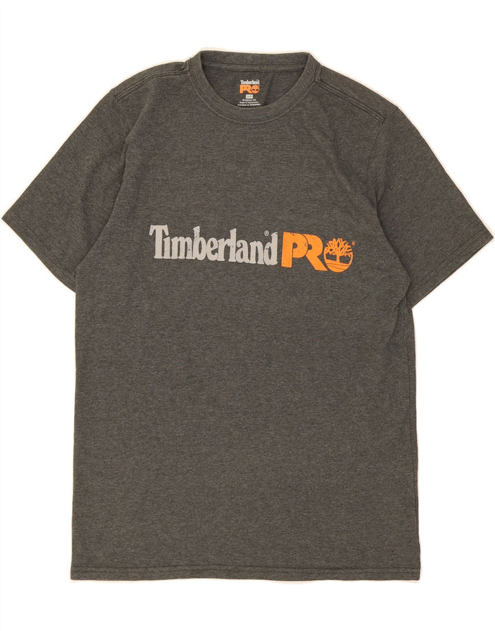 TIMBERLAND Mens Original Fit Graphic T-Shirt Top Small Grey Cotton Vintage Timberland and Second-Hand Timberland from Messina Hembry 