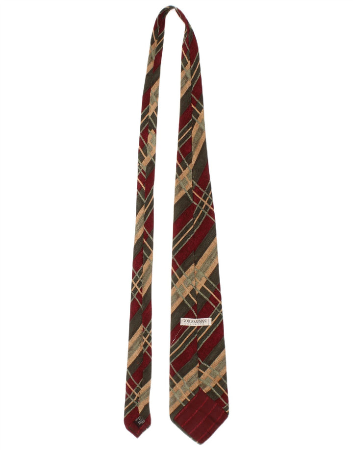 Giorgio Armani Herre Slips One Size Flerfarvet Plaid Silke Classic