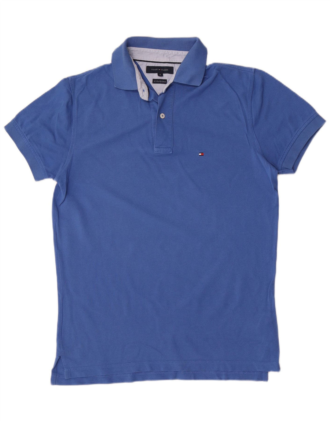 Tommy Hilfiger Herre Polo Shirt Lille Blå Bomuld