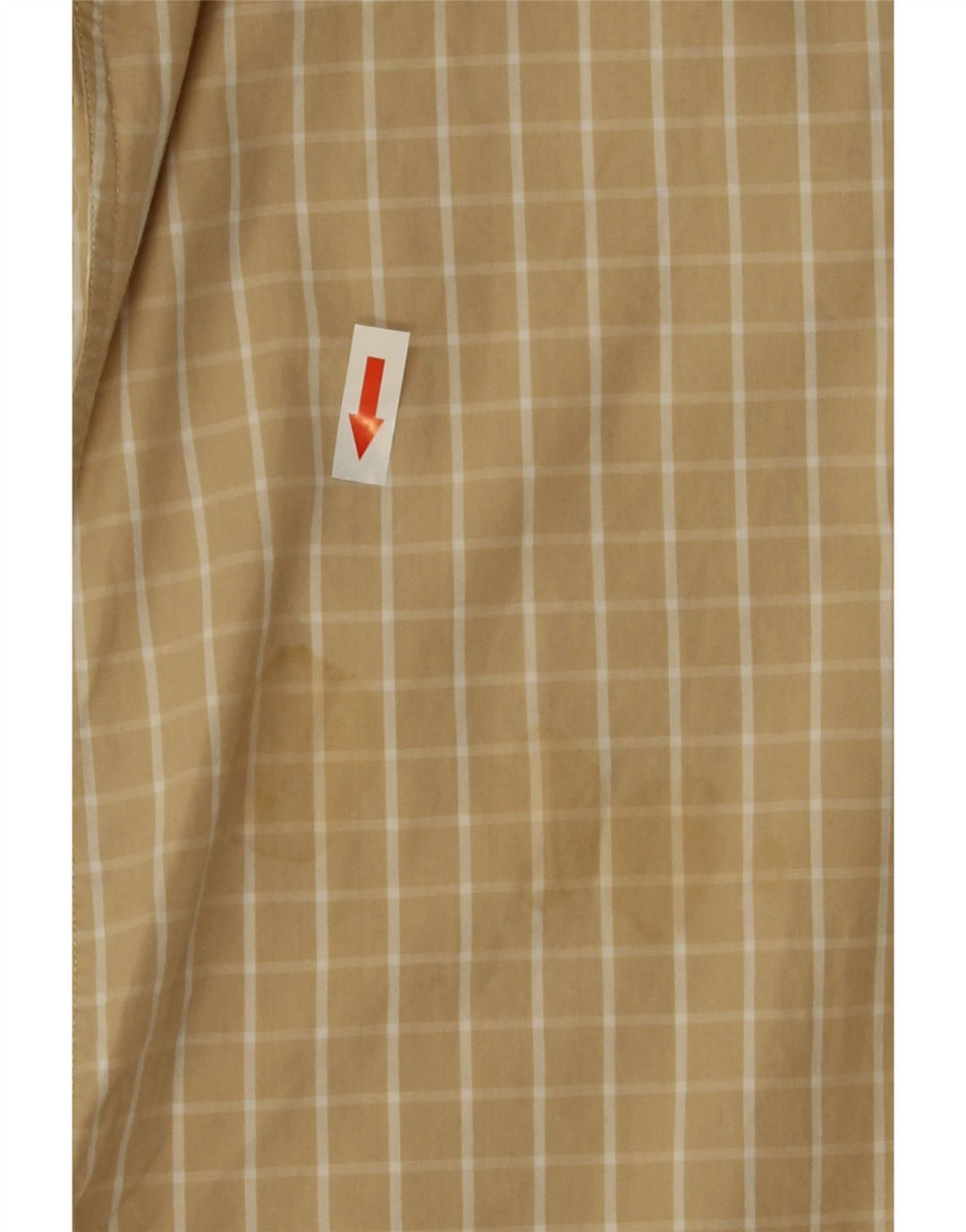 Tommy Hilfiger Herreskjorte str. 15 Medium Beige ternet bomuld