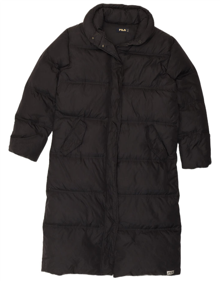 Fila Dame Polstret Frakke IT 48 XL Sort Polyamid