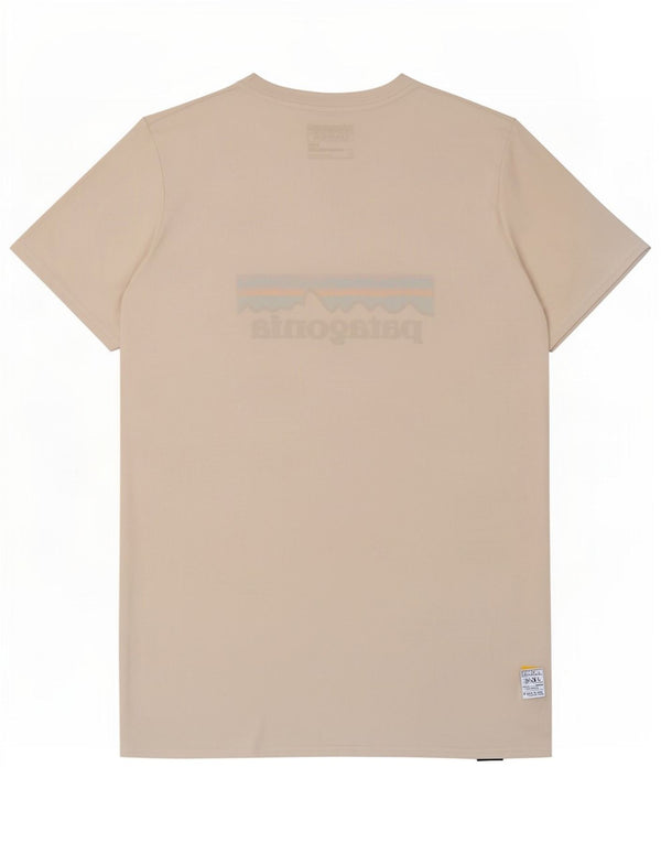 Patagonia Herre grafisk T-shirt Top Medium White Polyester