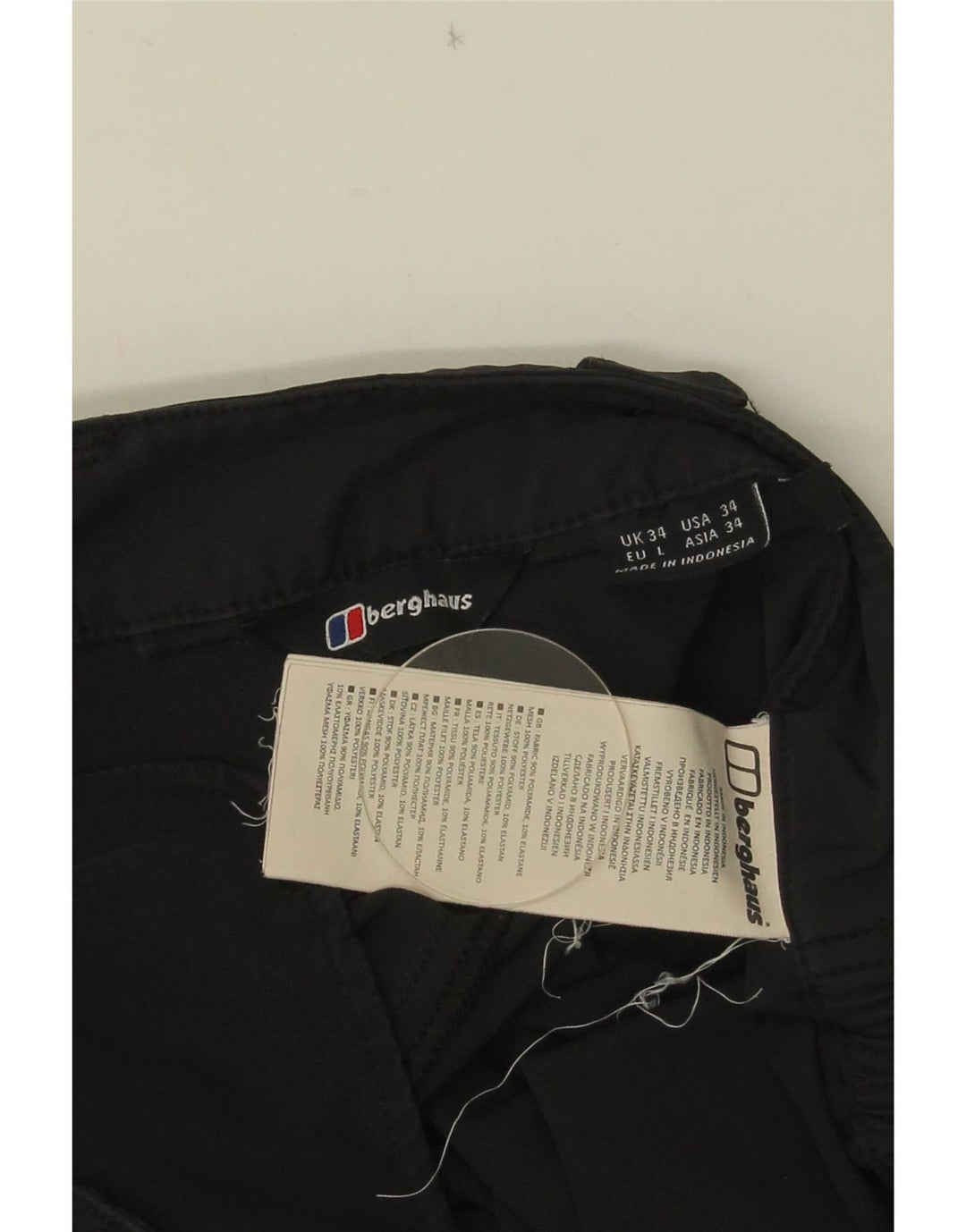 Berghaus Straight Cargo bukser til mænd W34 L30 Grå polyamid