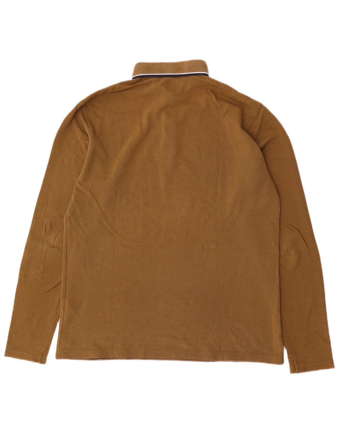 Jack Wills Langærmet poloshirt til mænd, lille Khaki Bomuld