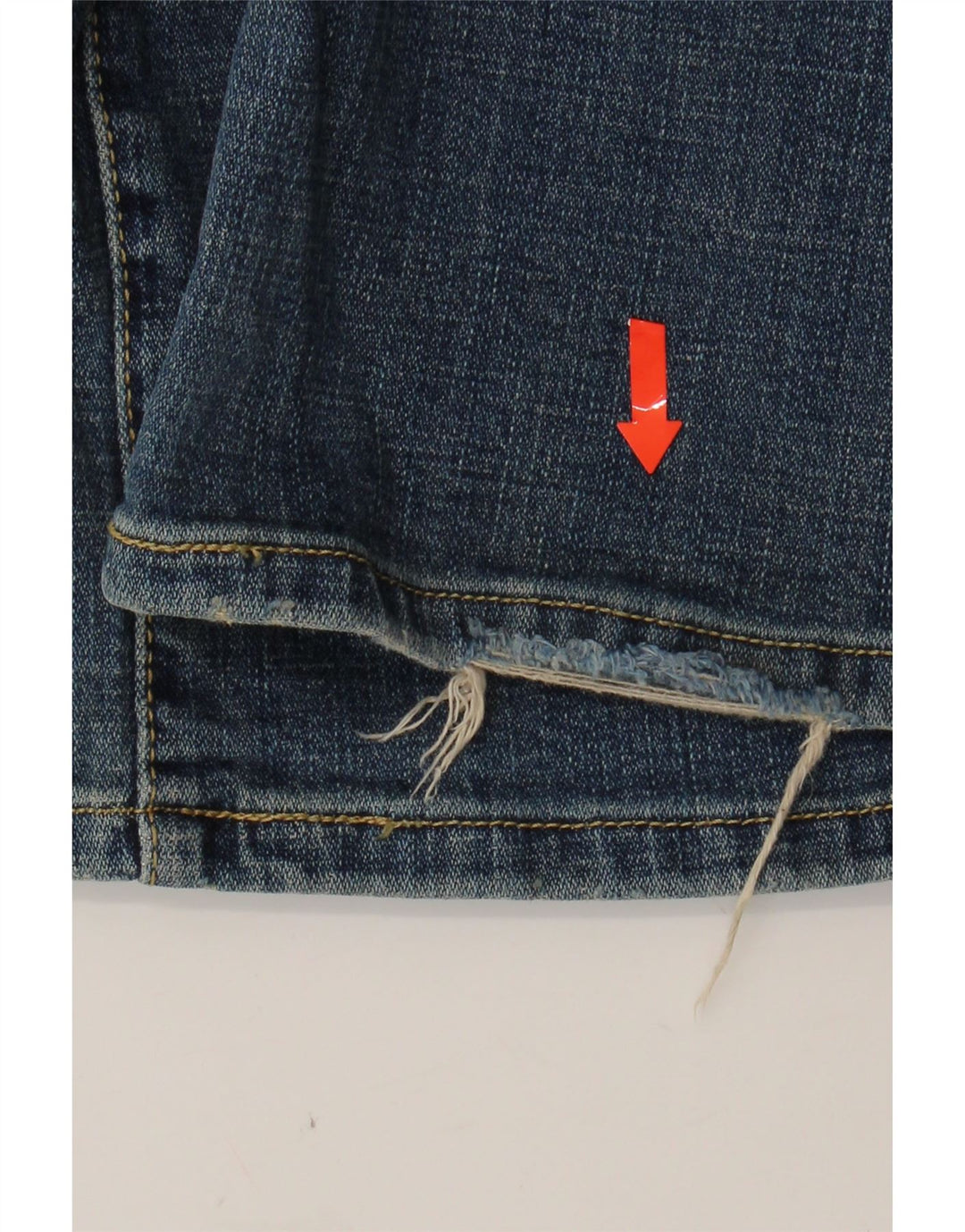 LEVI'S Womens 505 Straight Jeans US 12 Large W34 L30 Blue Cotton Vintage Levi's and Second-Hand Levi's from Messina Hembry 