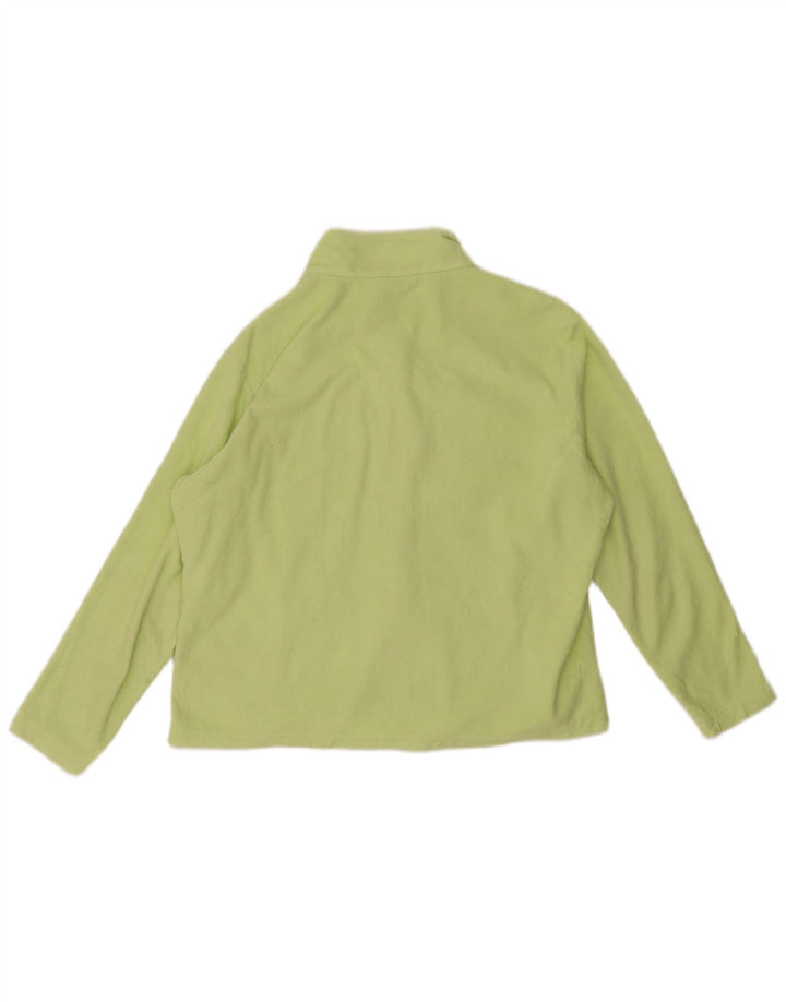 Marks & Spencer Fleecejakke til kvinder UK 20 2XL Grøn Polyester