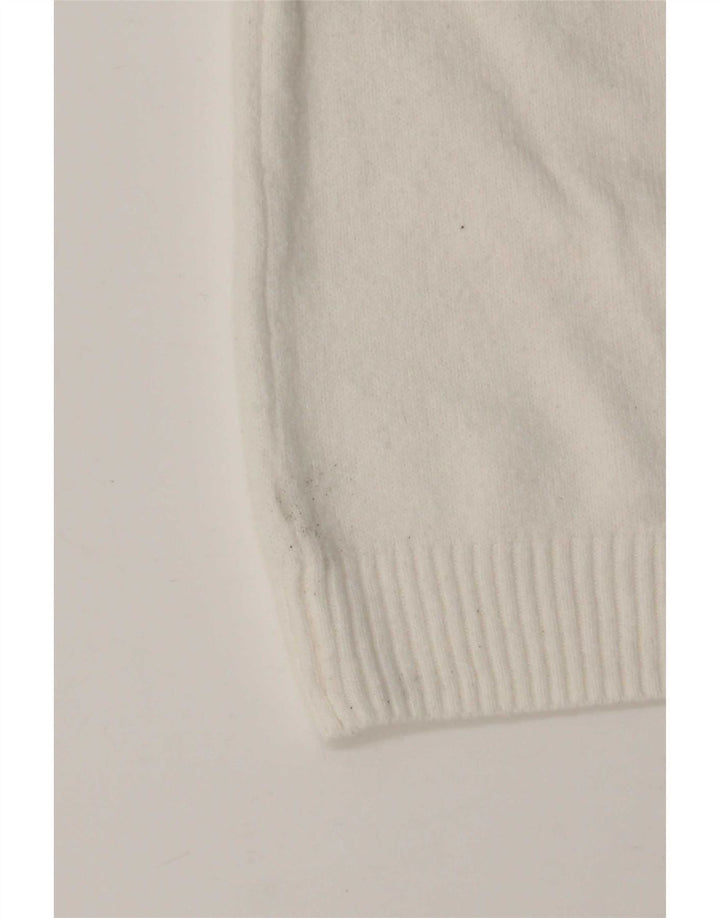 Marks & Spencer dame cardigan sweater UK 14 Medium White Polyester