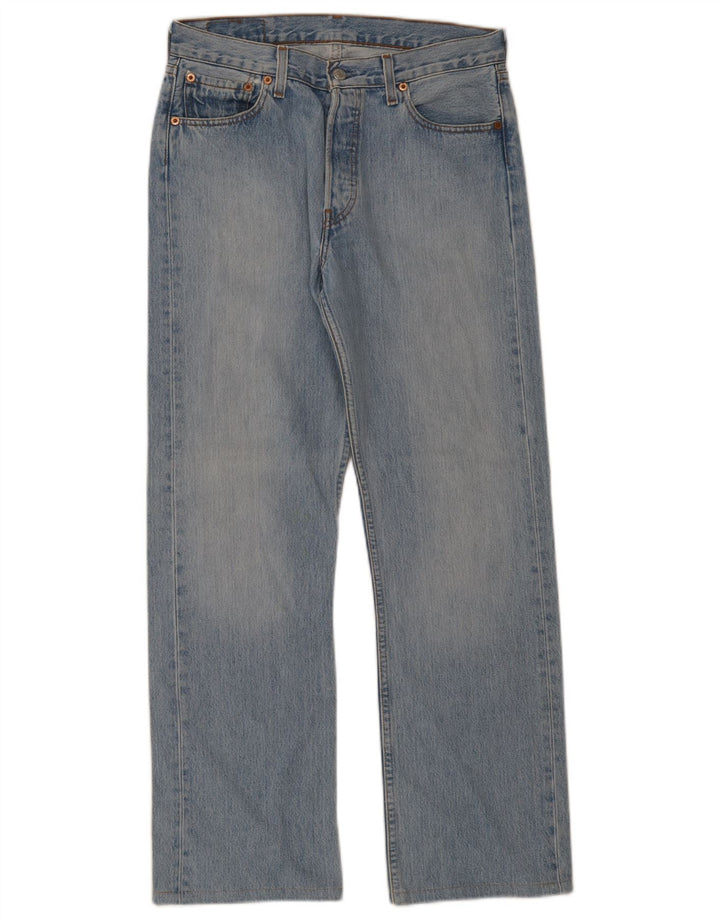 Levi's Herre 501 Straight Jeans W30 L30 Blå