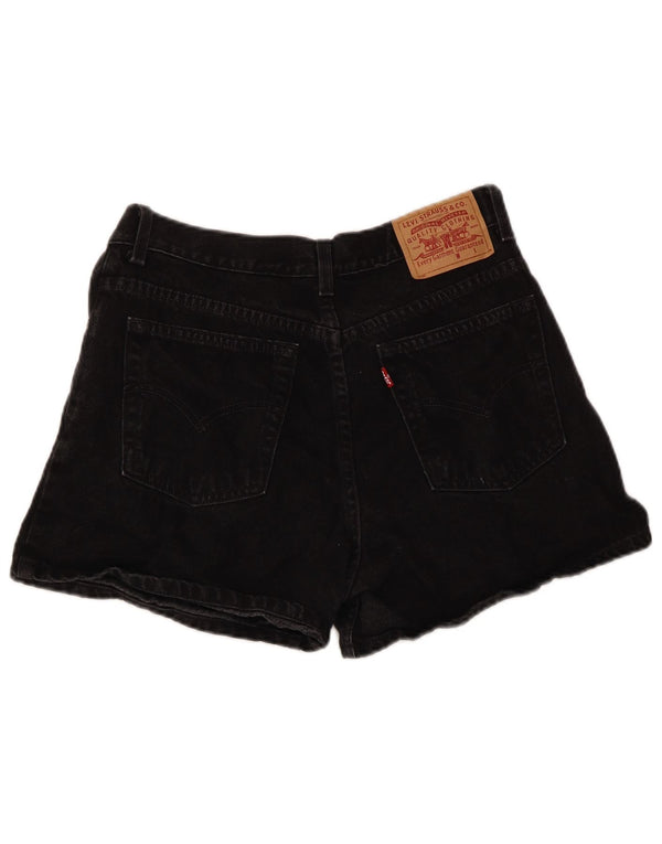 Levi's Womens High Rise denimshorts Størrelse 13 Large Black Bomuld