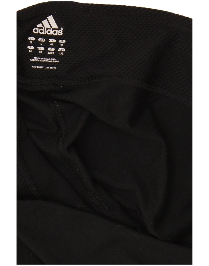 Adidas Dame Capri Leggings UK 18 XL Sort