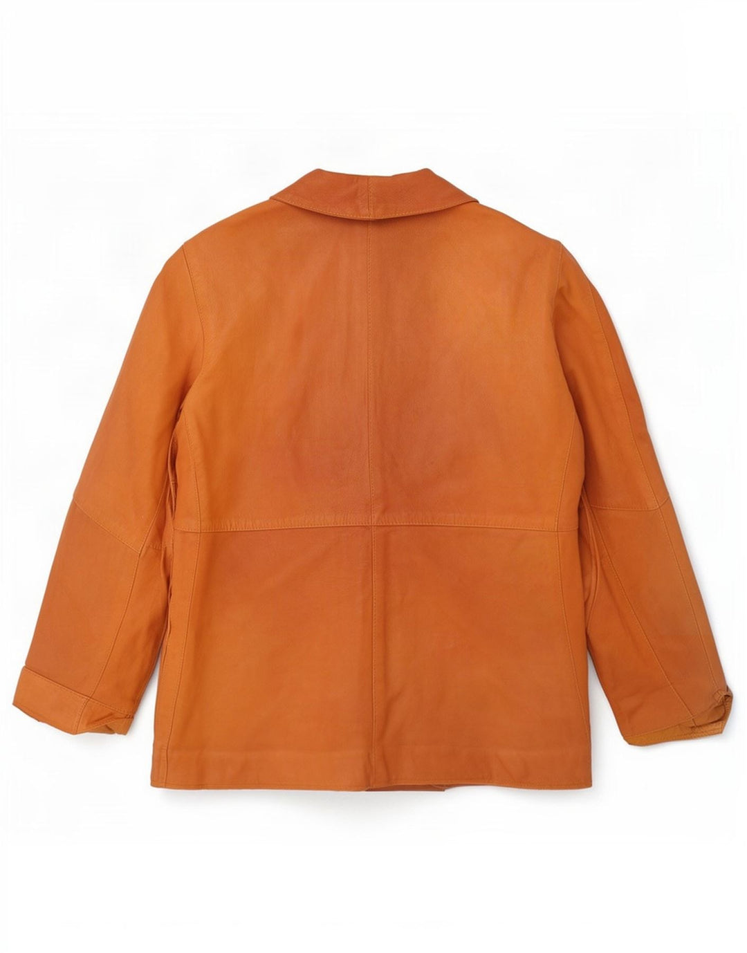Vintage dame læderjakke EU 44 XL Brun