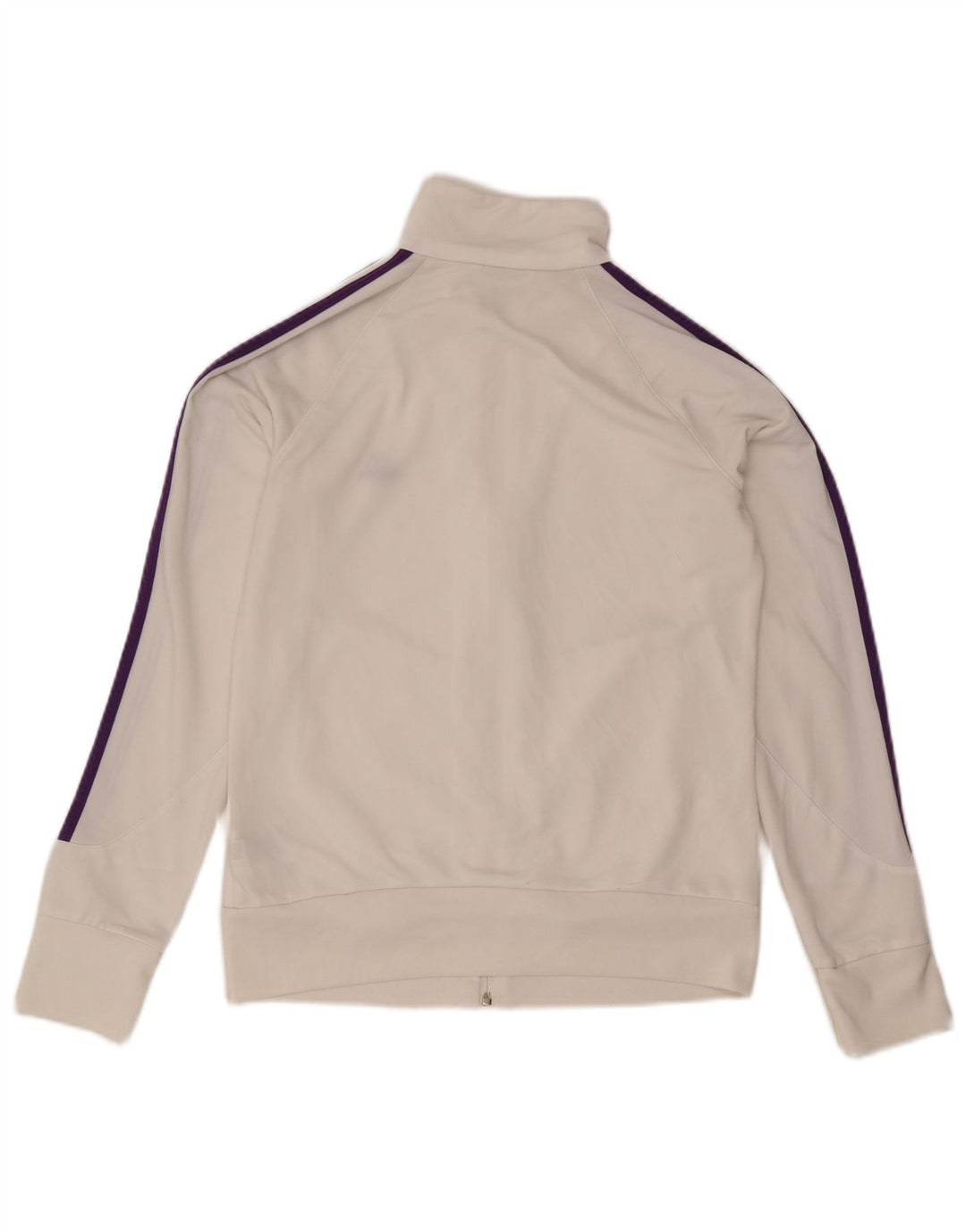 Adidas træningsdragt topjakke til kvinder UK 12/14 Medium White Polyester