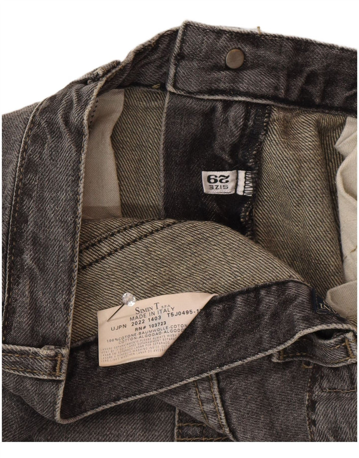 Armani Straight Jeans til mænd W29 L33 Grå Bomuld