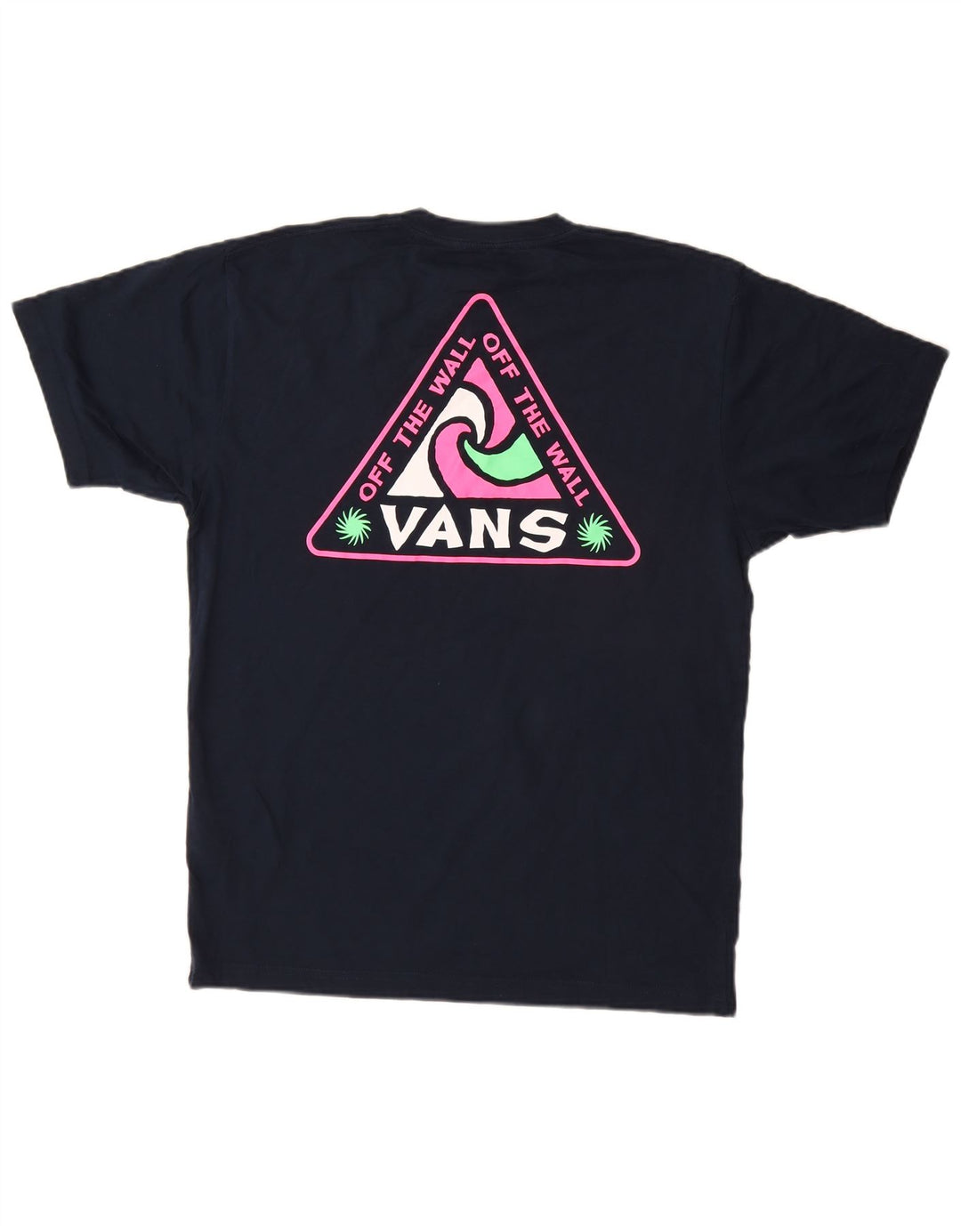 Vans Herre Classic Fit Grafisk T-Shirt Top Medium Navyblå Bomuld