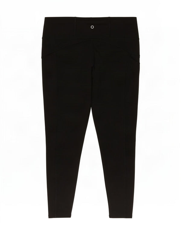 Marks & Spencer Womens Crop Leggings UK 22 3XL Sort Polyester