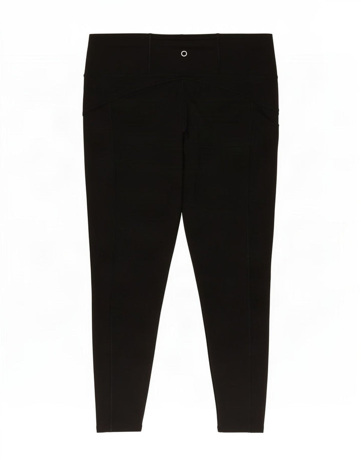 Marks & Spencer Womens Crop Leggings UK 22 3XL Sort Polyester