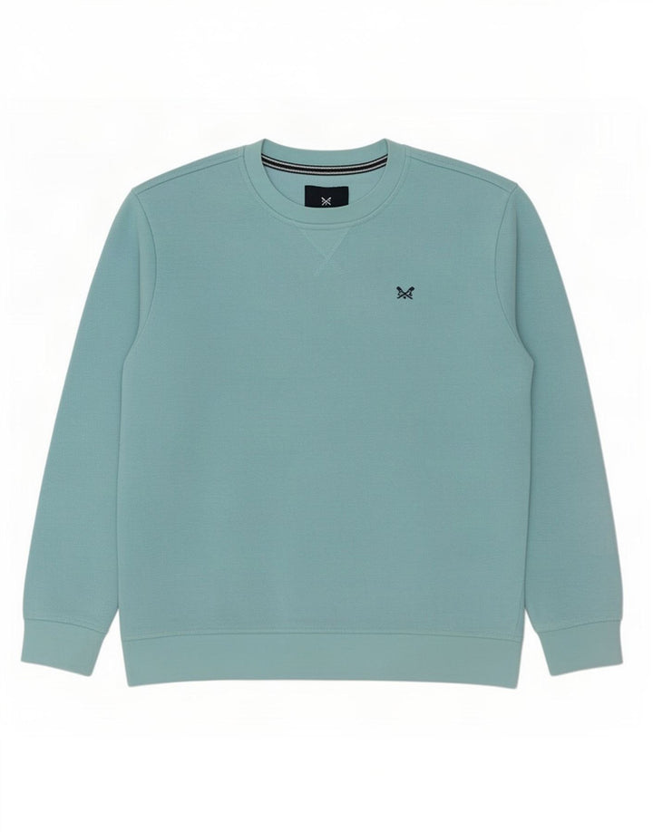 Besætningstøj Herre sweatshirt Jumper Medium Blå Bomuld