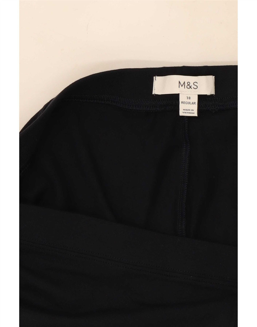 Marks & Spencer Dame Leggings UK 18 XL Marineblå Bomuld