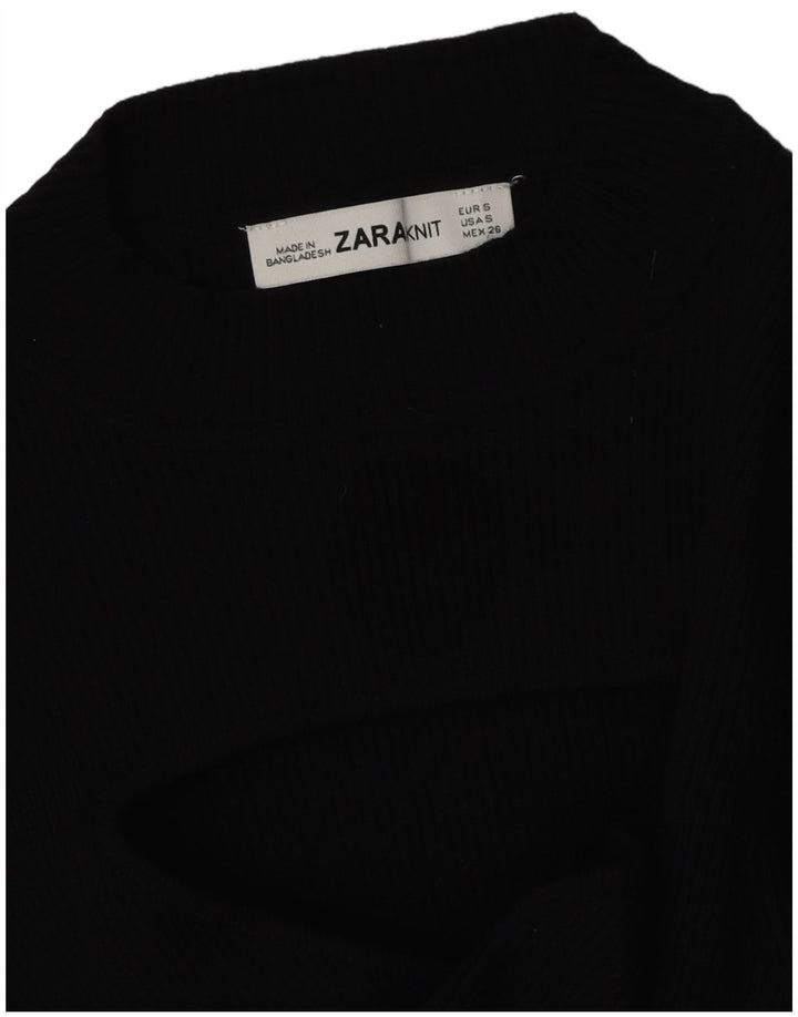 Zara Dame sweater med rund hals DK 10 Lille sort