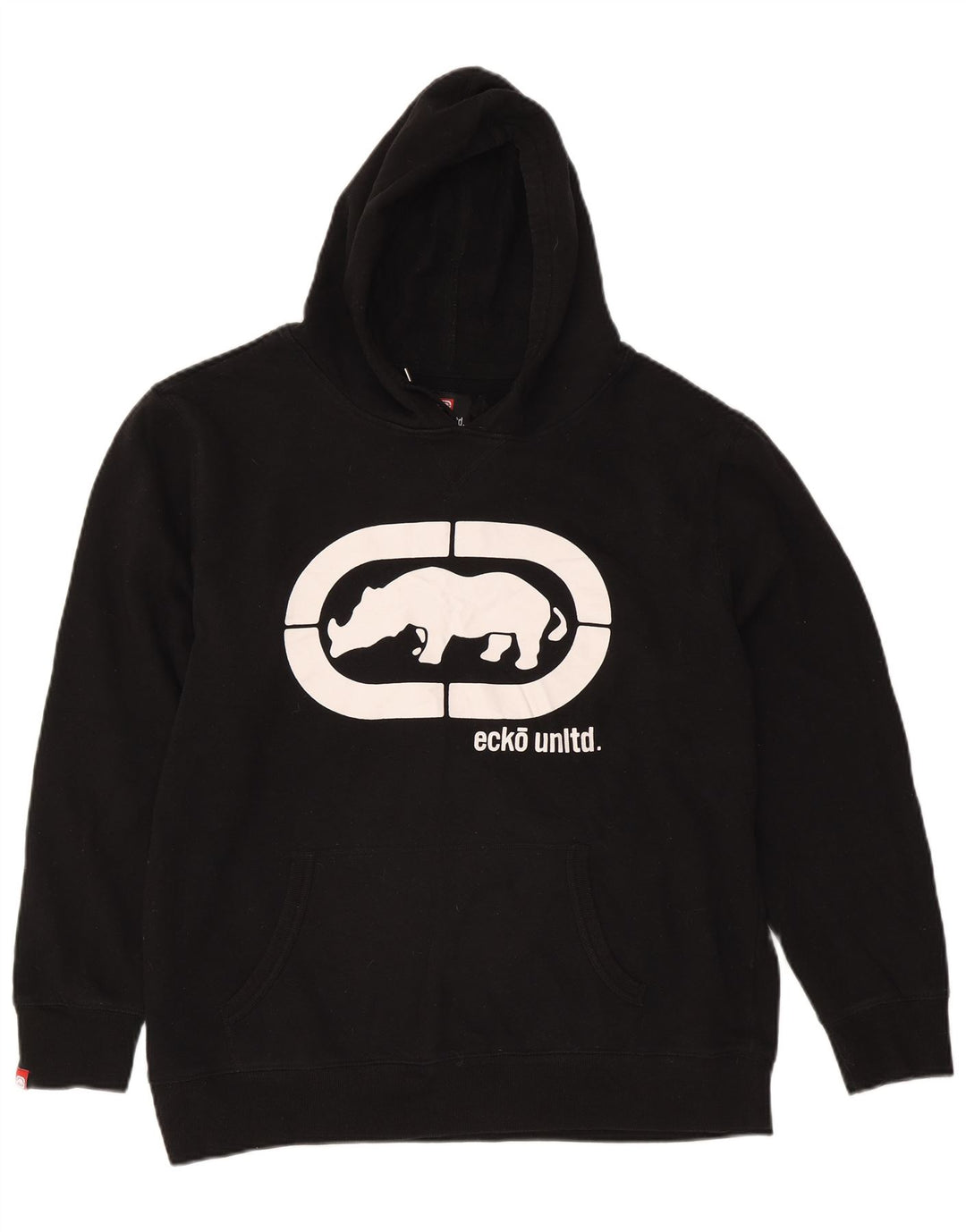 Ecko Unltd Grafisk hættetrøje til mænd 2XL sort bomuld