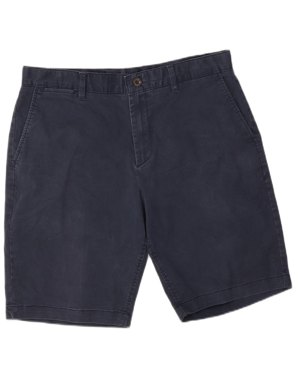 John Lewis Herre Regular Chino Shorts W36 Large Navy Blue Bomuld
